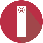 Ícone de um ponto de ônibus