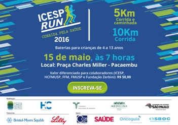 7ª Icesp Run - corrida pela saúde