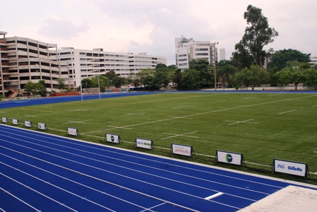 Na imagem, pista de atletismo do Núcleo de Alto Rendimento Esportivo de São Paulo.