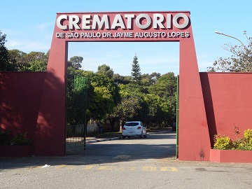 Entrada do Crematório Municipal de São Paulo