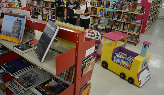 Interior da Biblioteca