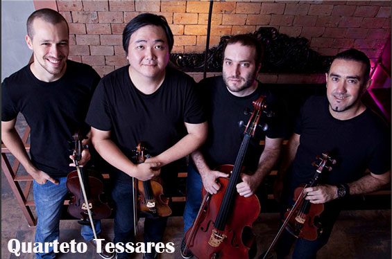 Músicos do Quarteto Tessares