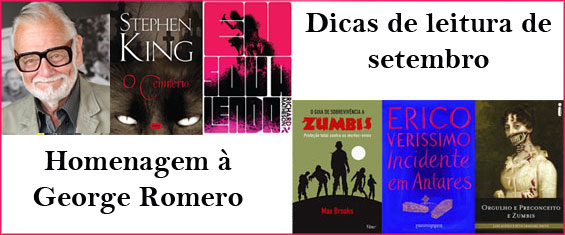 Dicas de Leitura Zumbis - homenagem à George Romero