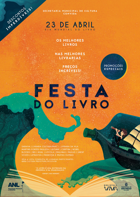 Festa do livro 23 de abril