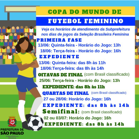 Jogos da seleção de futebol feminino na Copa: decreto estabelece