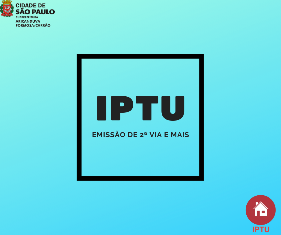 Imagem sobre o IPTU 
