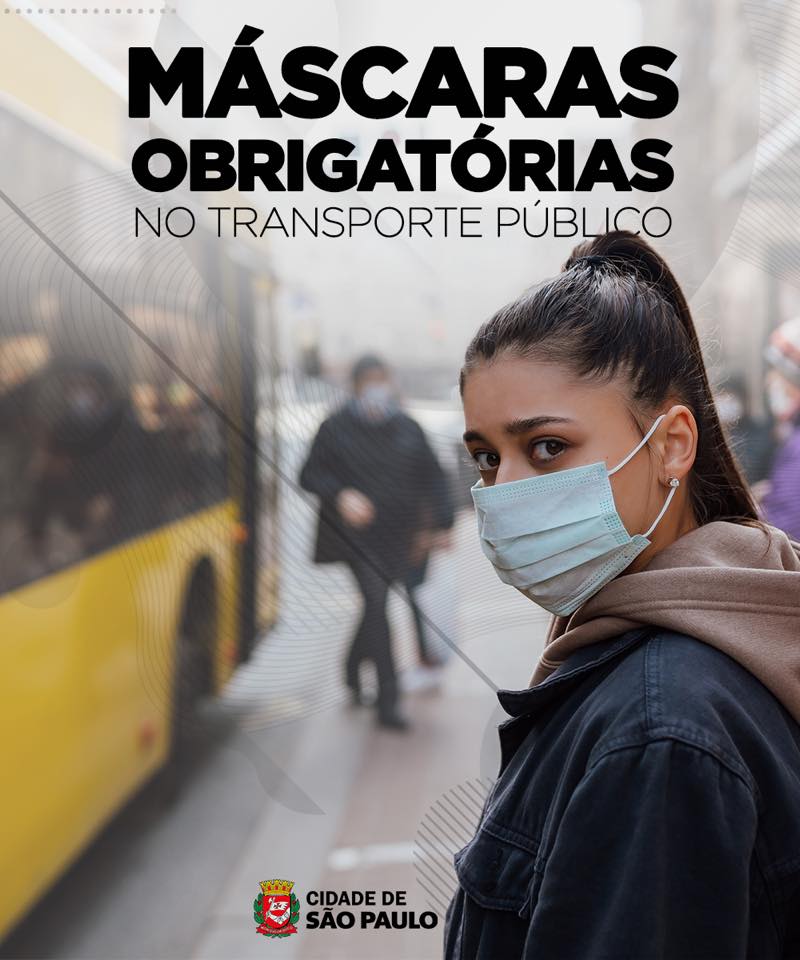 Medida para a valer a partir da próxima segunda-feira (4) para passageiros de todo o transporte público, incluindo táxis e passageiros de aplicativos. Decreto será publicado amanhã