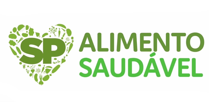 Logo "SP Alimento Saudável"