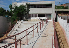 A Casa de Cultura da Brasilândia é construída na Praça Benedicta Cavalheiro, ao lado do Telecentro Mosobe.