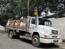 Mais de 500 toneladas de materiais foram retiradas das ruas do Ipiranga 