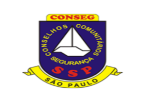 imagem com o logotipo dos conselhos comunitários de segurança de São Paulo