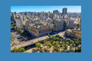 imagem aérea do centro de SP