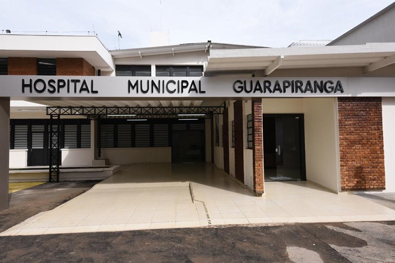 Foto da fachada do Hospital Municipal Guarapiranga