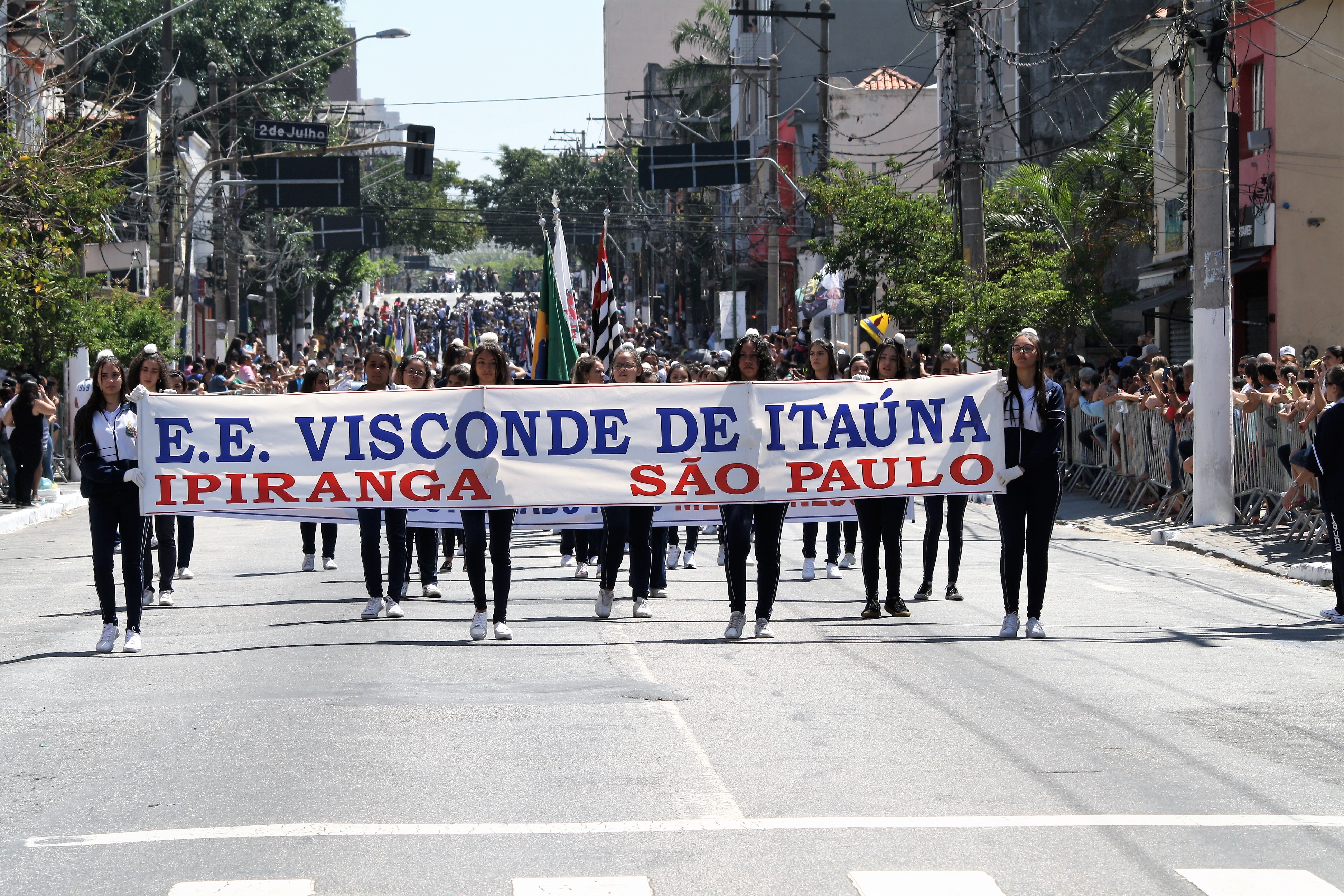 desfile da escola Visconde de Itaúna