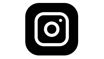 imagem com o logo do instragram preto