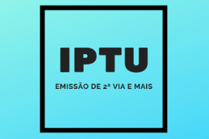 Logo do enunciado para emissão de IPTU