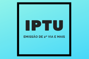 A imagem representa o logo da emissão de IPTU