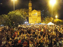 O Largo da Matriz foi mais uma vez o palco desta grande festa que reuniu entre sábado e domingo cerca de 10 mil pessoas