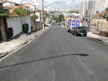 A Rua Pedro Melo e Souza na Freguesia do Ó foi umas das ruas que ganharam novo asfalto recentemente, agora mais oito ruas serão recapeadas