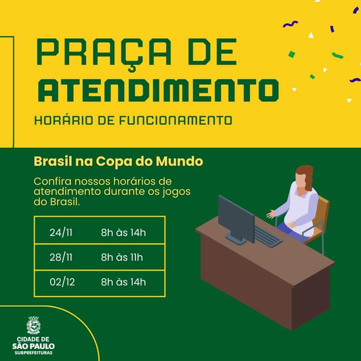 Prefeitura de Timbó atenderá em horários especiais durante jogos