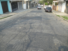 Em breve o asfalto irregular e os buracos farão parte do passado na Rua Pedro Melo e Souza, na Freguesia do Ó