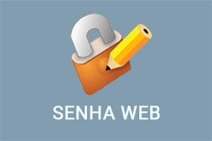 Cadeado e abaixo escrito senha web