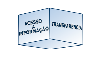 Imagem com fundo branco com um cubo com linhas azuis escuras, na face da esquerda está escrito TRANSPARÊNCIA ACESSO A INFORMAÇÃO  e na face direita SUBPREFEITURA JABAQUARA