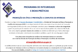 PROGRAMA DE INTEGRIDADE E BOAS PRATICAS