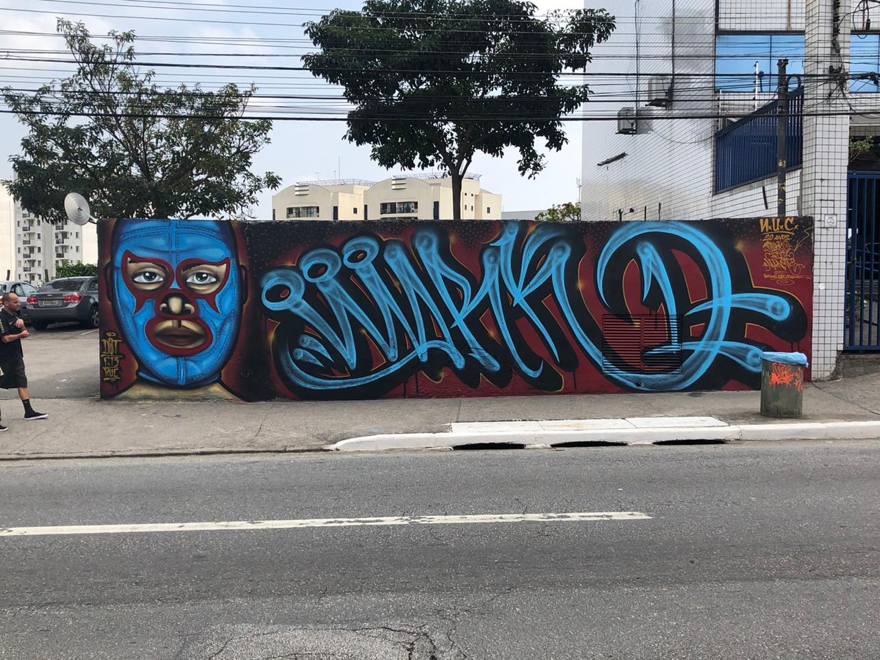 Muro com arte