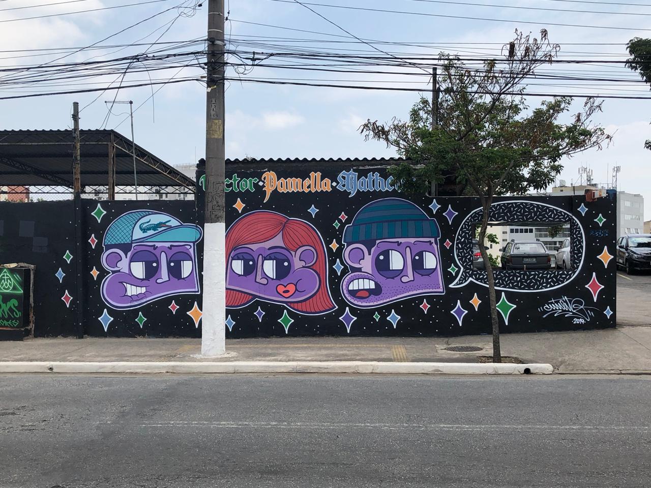 Muro com arte