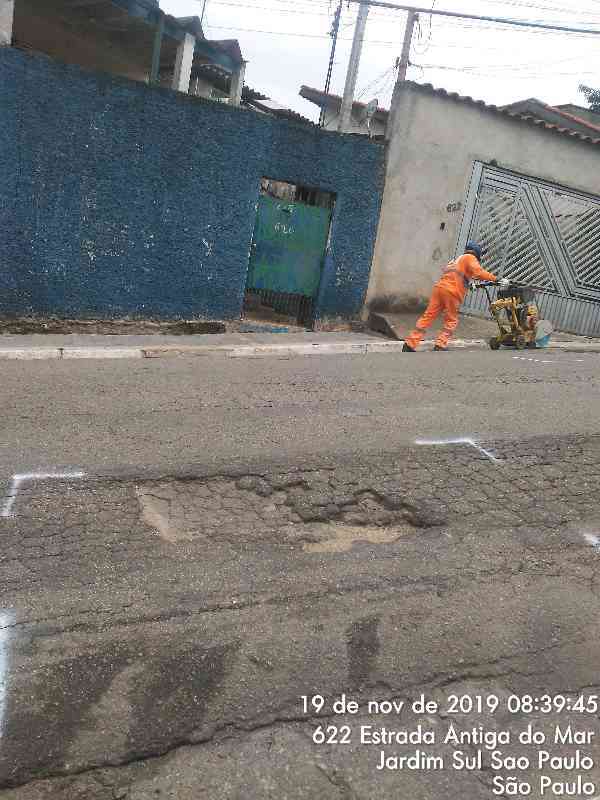 Imagem de tapa-buraco pavimento conservação pavimento viário