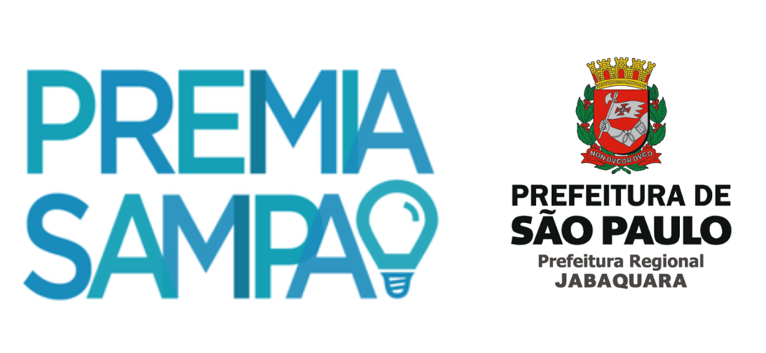 Logotipos do "Premia Sampa" e da Subprefeitura Jabaquara