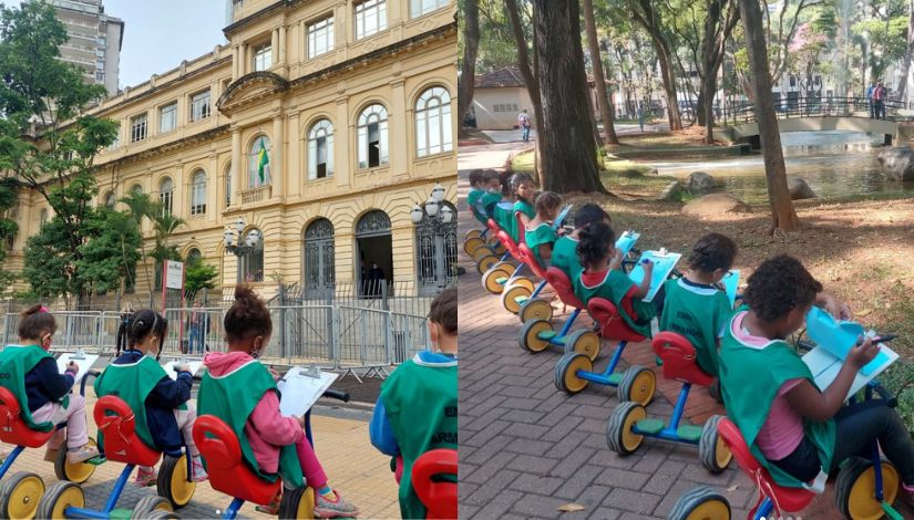 Motoca na praça”: diversas formas de aprender com o território