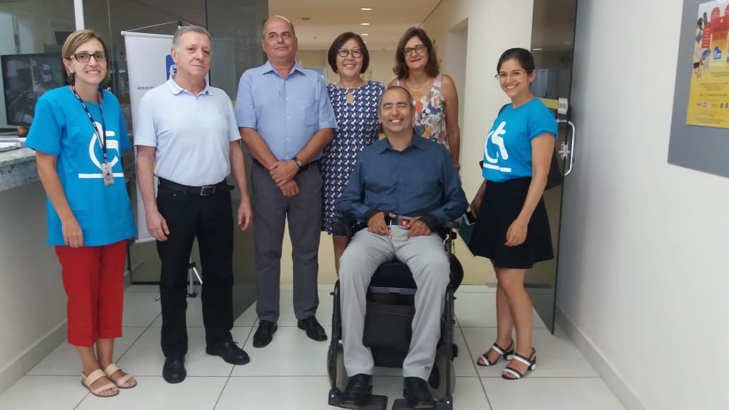 Visita do Prefeito Bruno Covas à Fraternidade Irmã Clara com a participação do Secretário Municipal da Pessoa com Deficiência, Cid Torquato, Berenice Giannella, Secretária Municipal de Direitos Humanod, Marcelo Del Bosco, Secretário- adjunto Municipal de Assistência e Desenvolvimento Social, Roberto Arantes, Subprefeito da Sé.