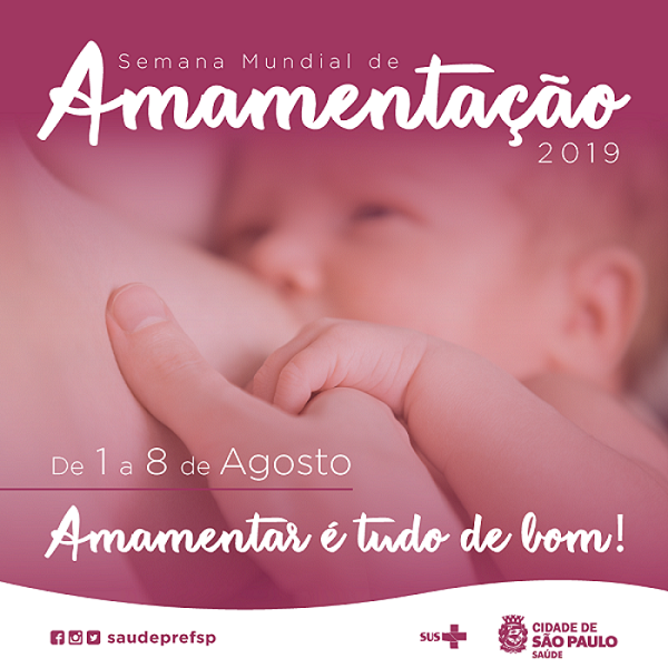 Hoje é comemorado o dia mundial da amamentação