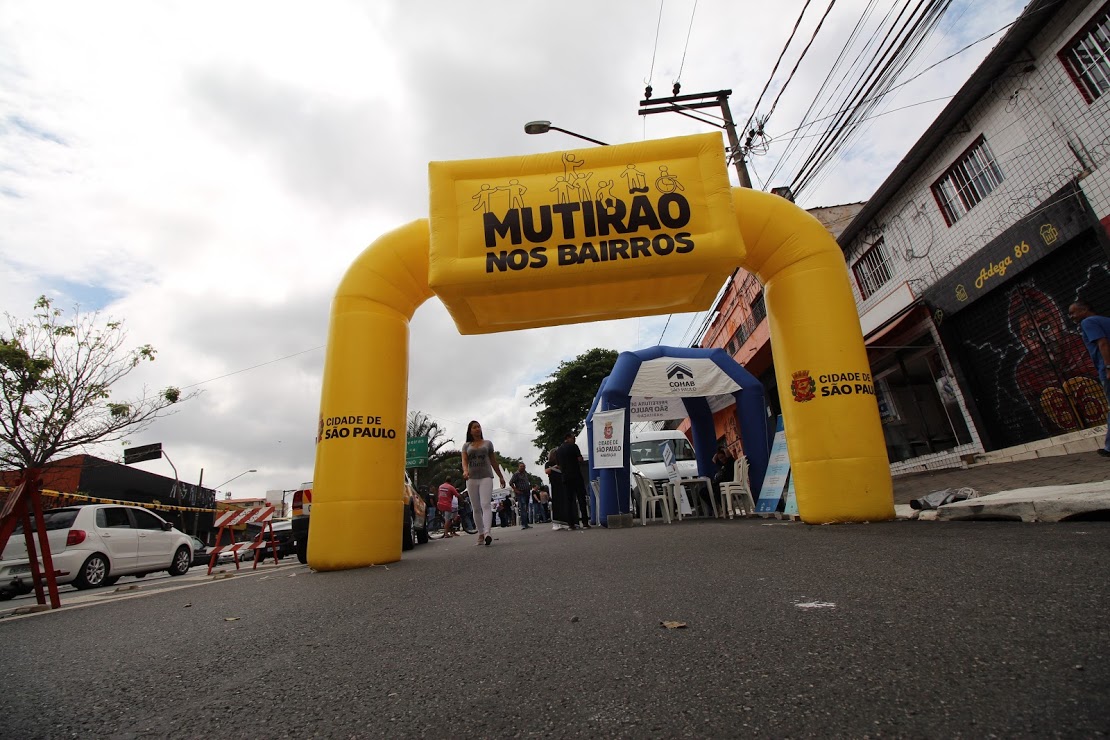 entrada principal do Mutirão de bairros.
