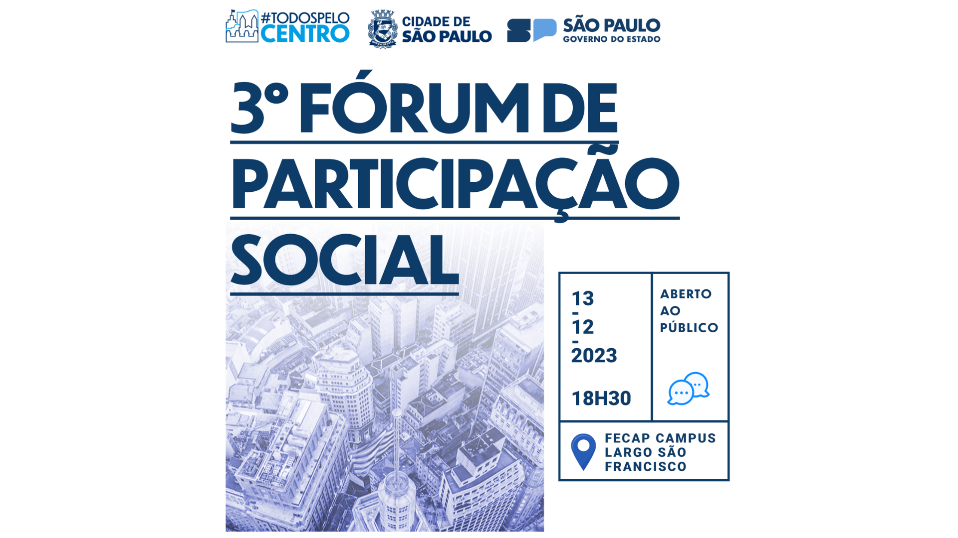 Arte digital com os dizeres 