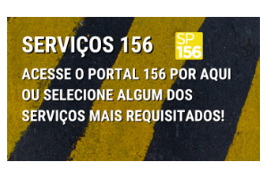 acesse o portal 156 por aqui ou selecione algum dos serviços mais requisitados