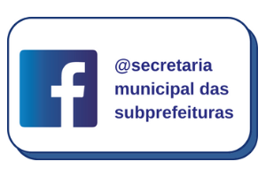 Logotipo do Facebook, com os escritos "@secretaria municipal das subprefeituras