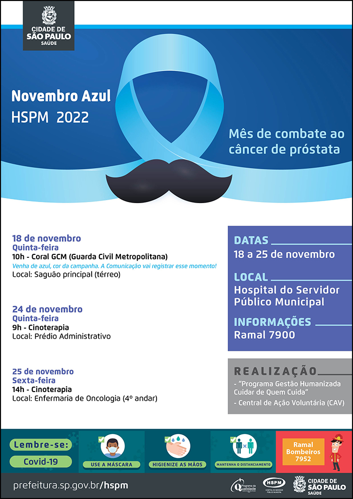 Cartaz com informações do evento