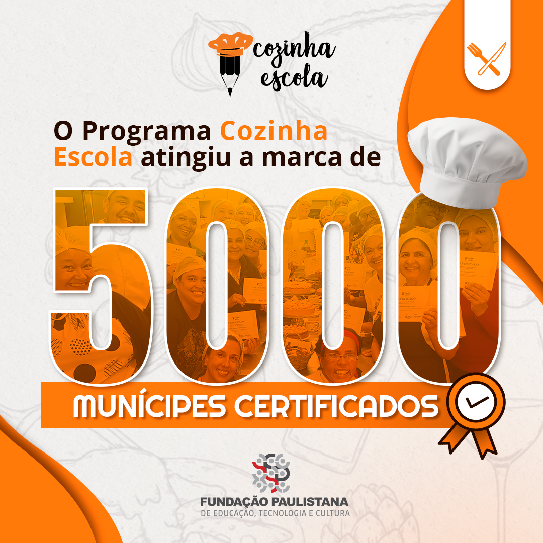 Cozinha Escola chega a marca de 5 mil pessoas certificadas