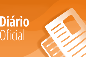 Fundo laranja escuro - Diário Oficial