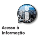 Imagem de um balão de fala com uma fotográfia de uma área da cidade de São Paulo, sobreposta com a letra "I" de informação