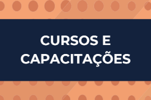 Fundo laranja com faixa azul escura no meio. Título branco centralizado na faixa.