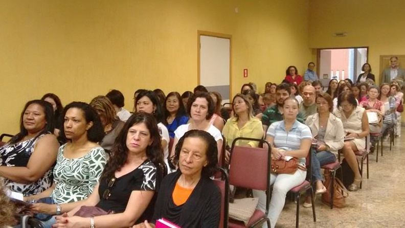 Profissionais da CRS-Sudeste no Centro Universitário São Camilo