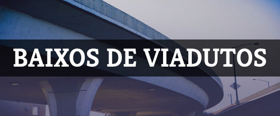 Foto de Viaduto com "Baixos de Viadutos" escrito sobre