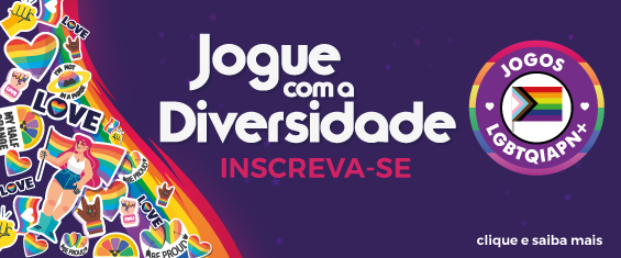 Na imagem, arte dos Jogos LGBTQIAPN+.