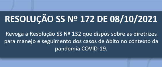 Banner que direciona para a página sobre a Resolução número 172.