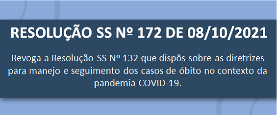 Banner que direciona para a página sobre a resolução número 172