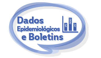 Figura em forma de caixa de diálogo com escrita, contorno e figura de um gráfico, todos na cor azul